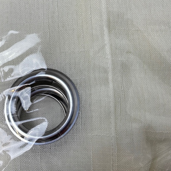 Miulee Sheer Ivory Curtain Panels 52”x108” - Picture 7 of 7